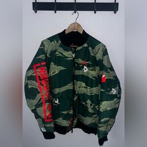 NWT Air Jordan “City of Flight” Camo Bomber Jacket (AT9005-010) SZ: Men's M